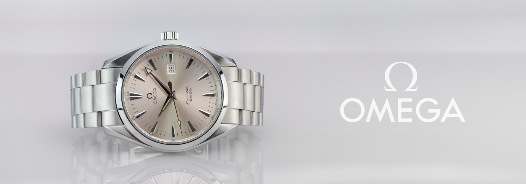 Omega luxury watch available at Bliss Jewelers in Key West, Bar Harbor, and St. Thomas