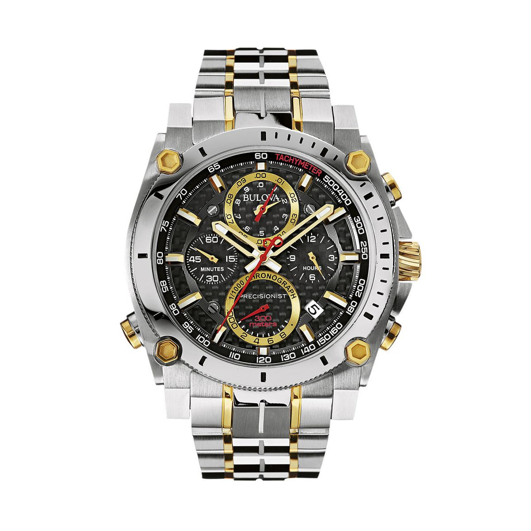 Bulova Men's Precisionist Two Tone Stainless Steel
