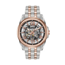 Load image into Gallery viewer, Bulova Men&#39;s Two-Tone Stainless Steel Automatic Skeleton Watch
