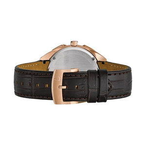 Bulova Men's CURV Leather Chronograph Watch
