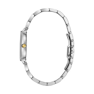 Bulova Women's Modern Diamond Accent Two Tone Stainless Steel Watch