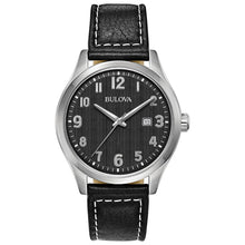 Load image into Gallery viewer, Bulova Men&#39;s Leather Watch
